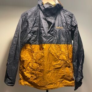 Marmot Men's Gray and Orange Light Weight Waterproof Jacket